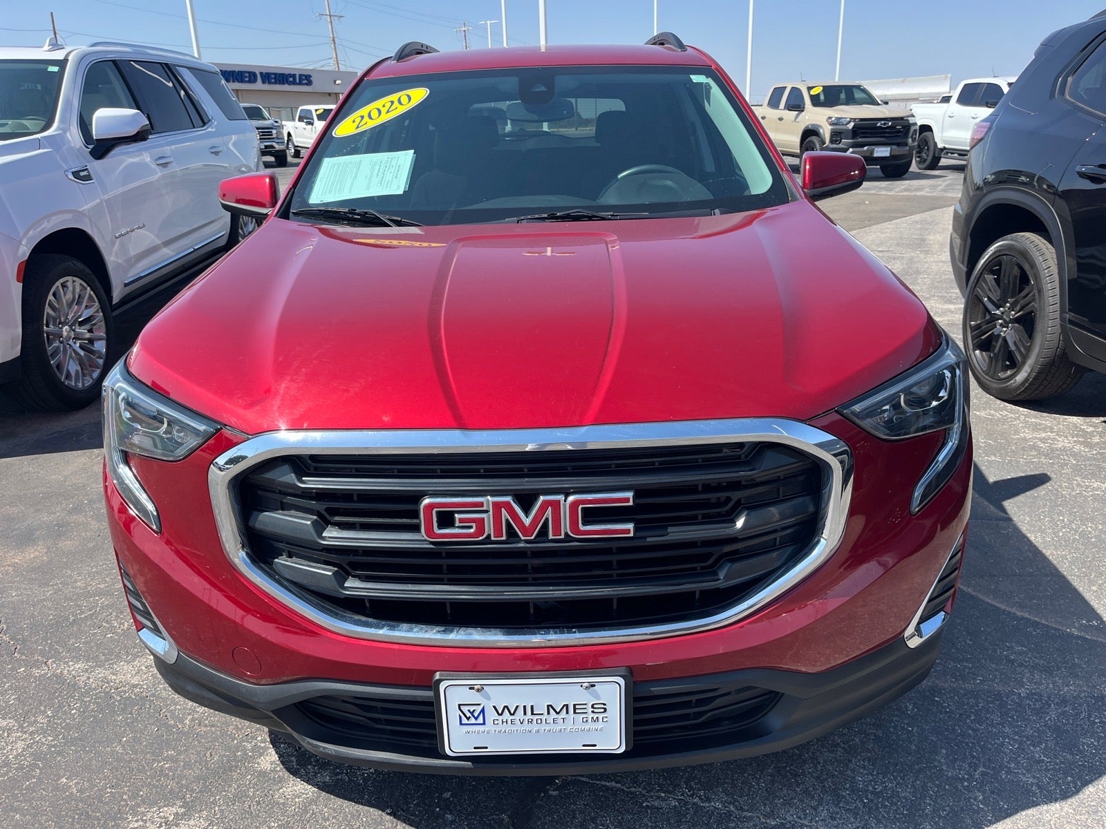Used 2020 GMC Terrain SLE with VIN 3GKALMEV2LL145141 for sale in Altus, OK
